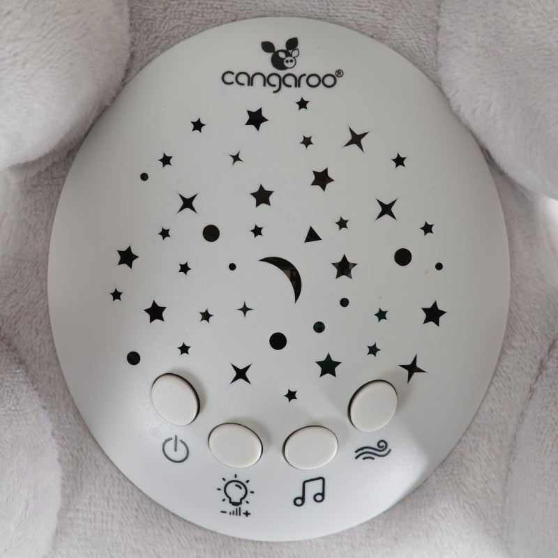 Нощна лампа и прожектор с бял шум Lulo Elephant